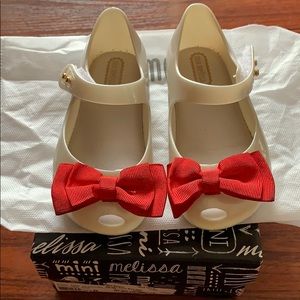Mini Melissa Ultragirl Sweet Mary Jane Red Bow